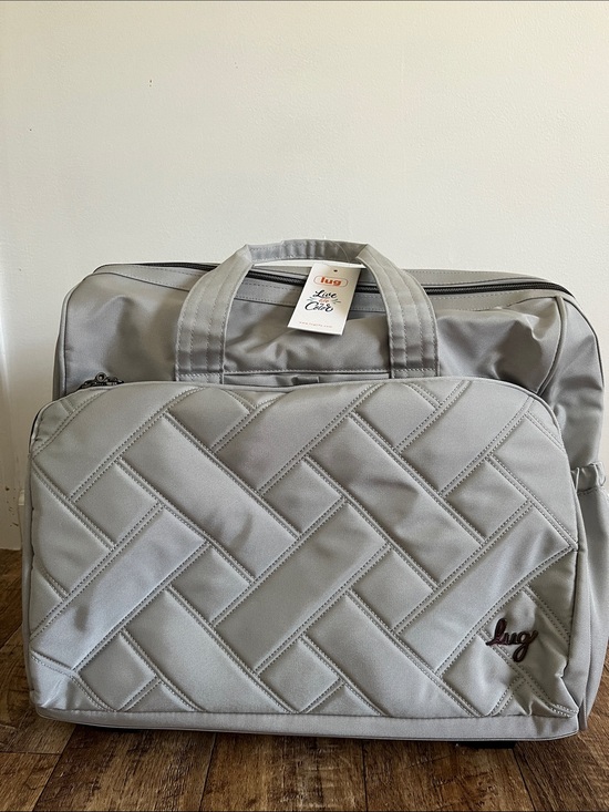 lug Handbags - LUG - Locomotion Ultra X RFID Rolling Travel Bag in Cloud Grey (5.75 lbs)